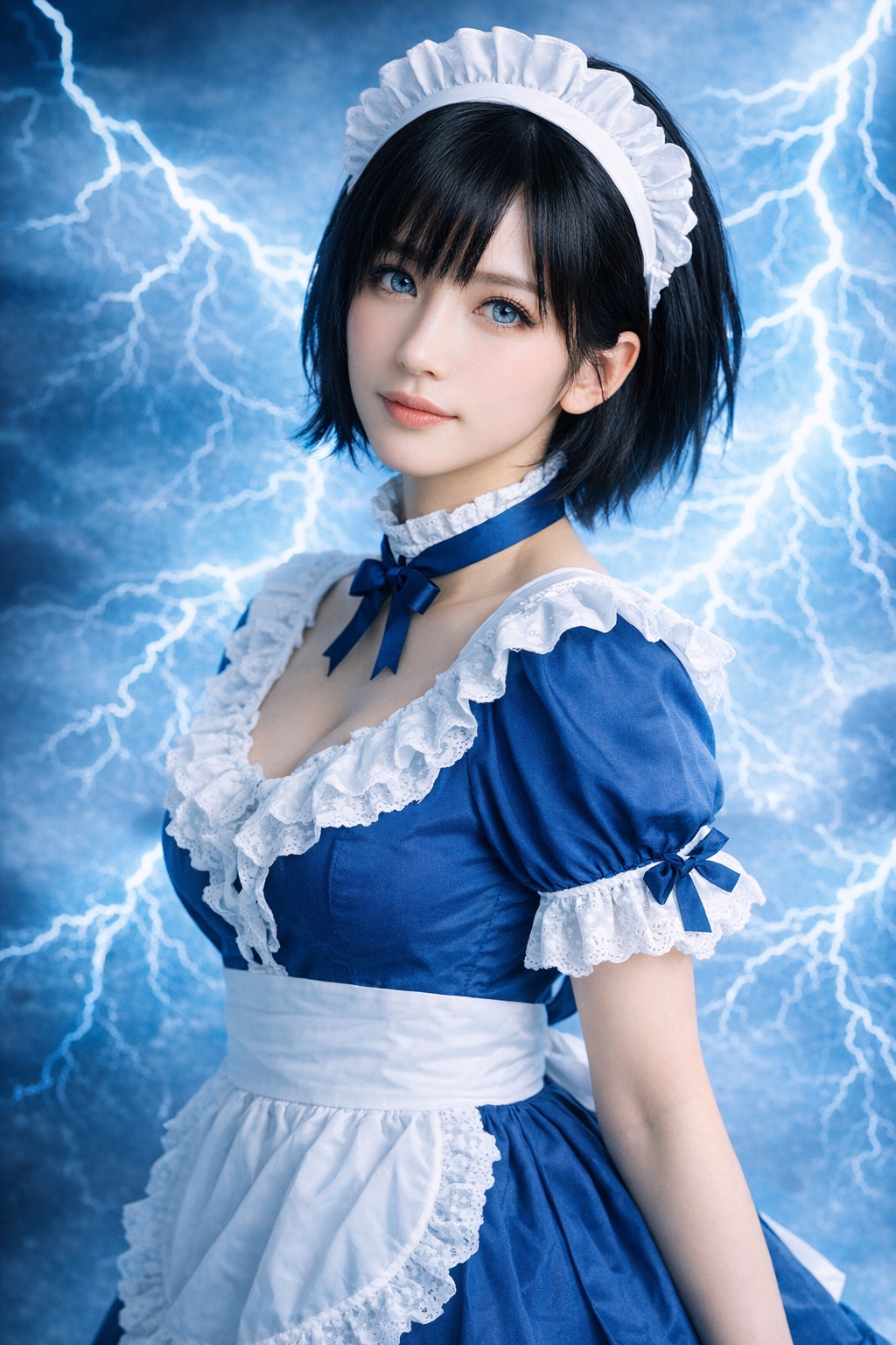 青いメイド3号(雫)
