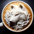 3D狼ラテ🐺 3枚目