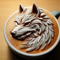 3D狼ラテ🐺 4枚目