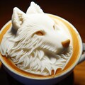 3D狼ラテ🐺 6枚目
