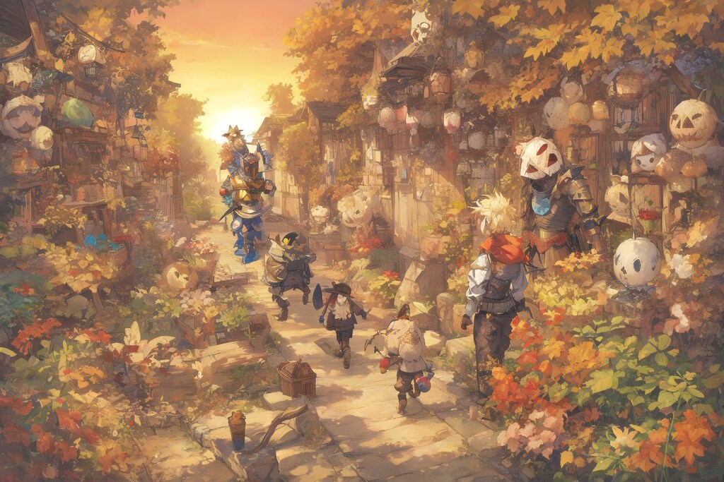 かかし村の誰そ彼