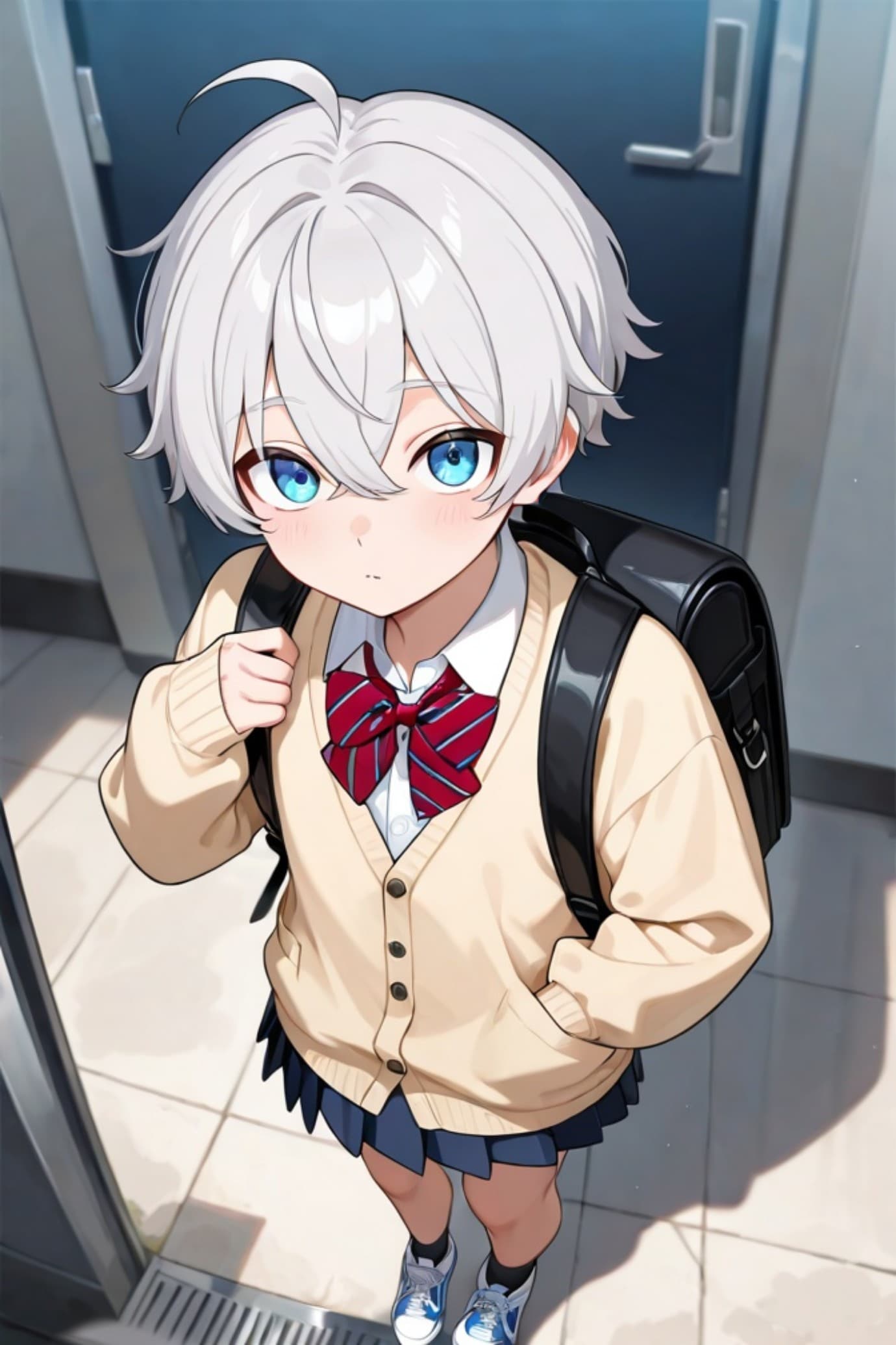 小さい白髪ちゃん