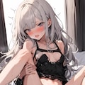 銀髪の子 2枚目