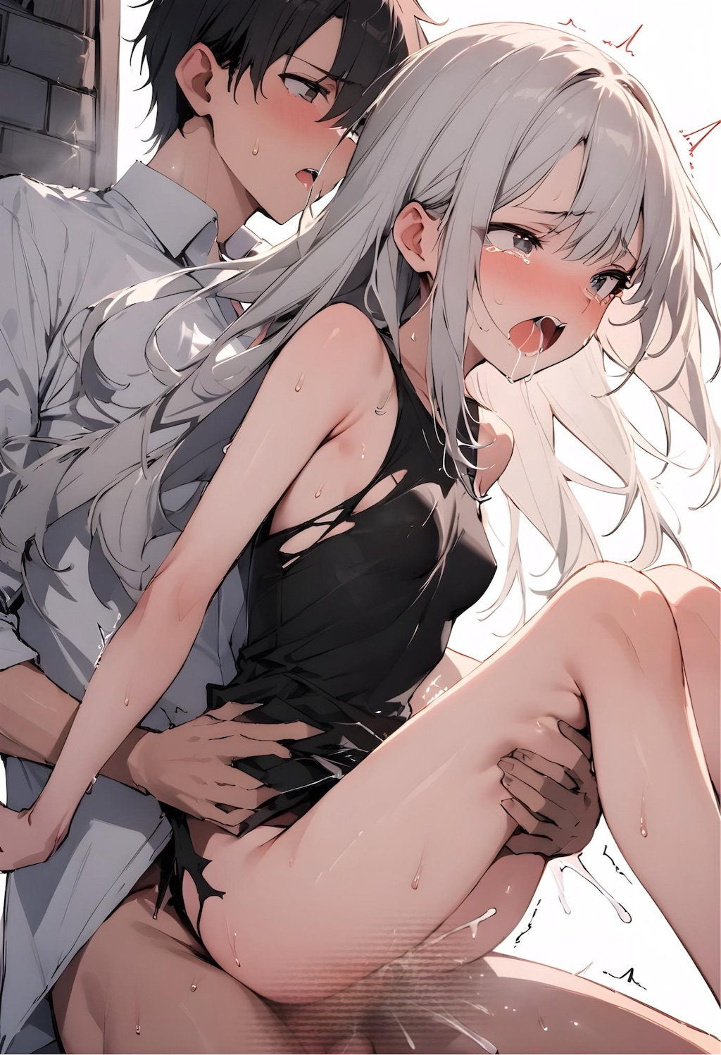 銀髪の子