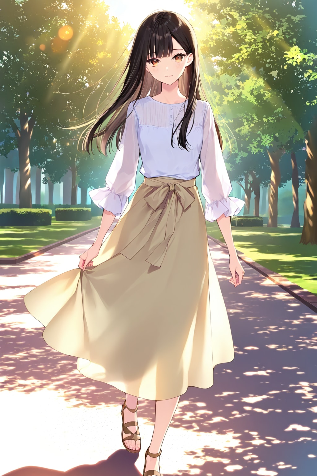 朝散歩