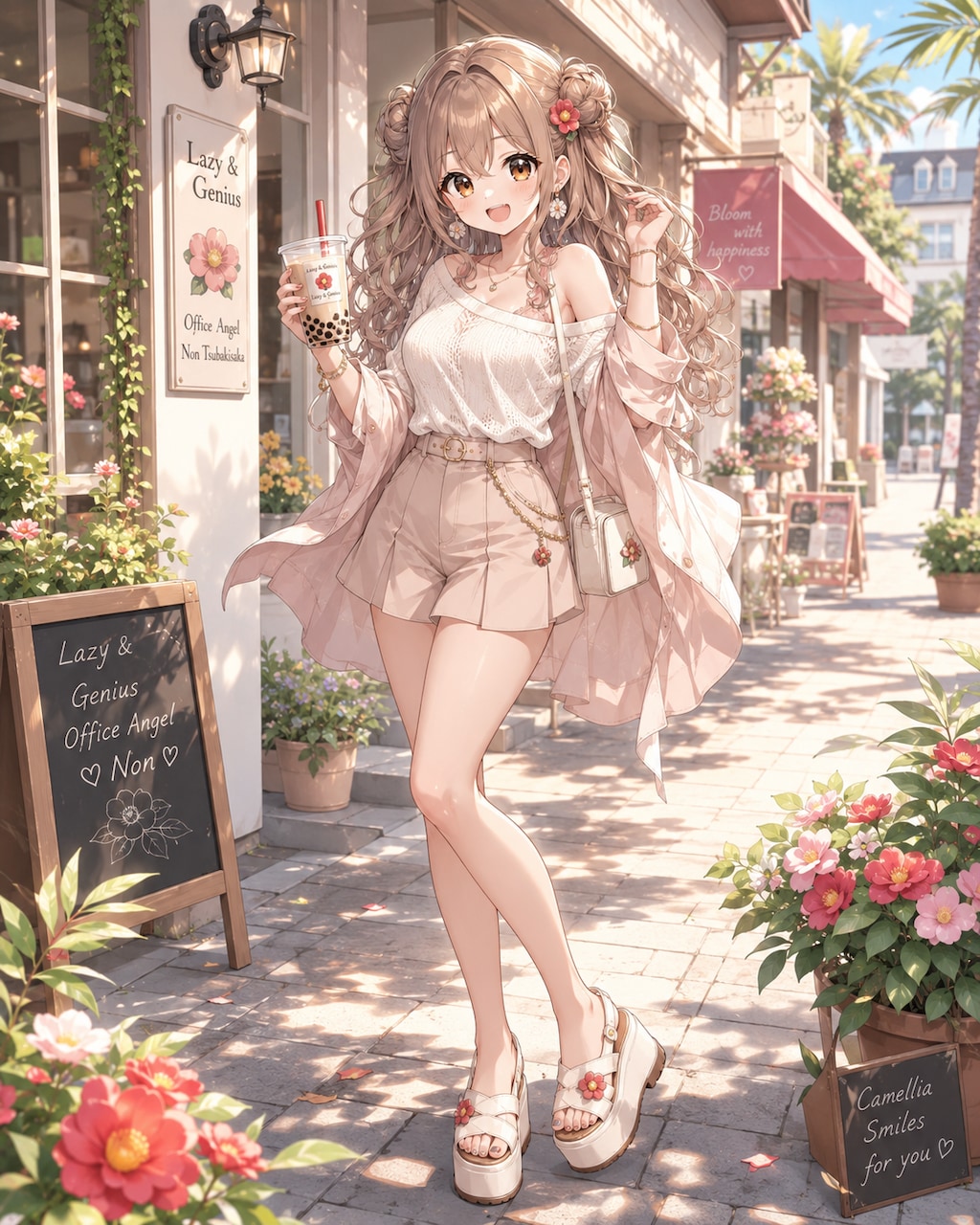 ゆるふわギャルな夏、優勝だぴ♡【夏コーデ　のんver.】