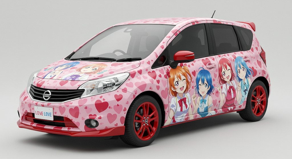 ラブライブ痛車日産ノート