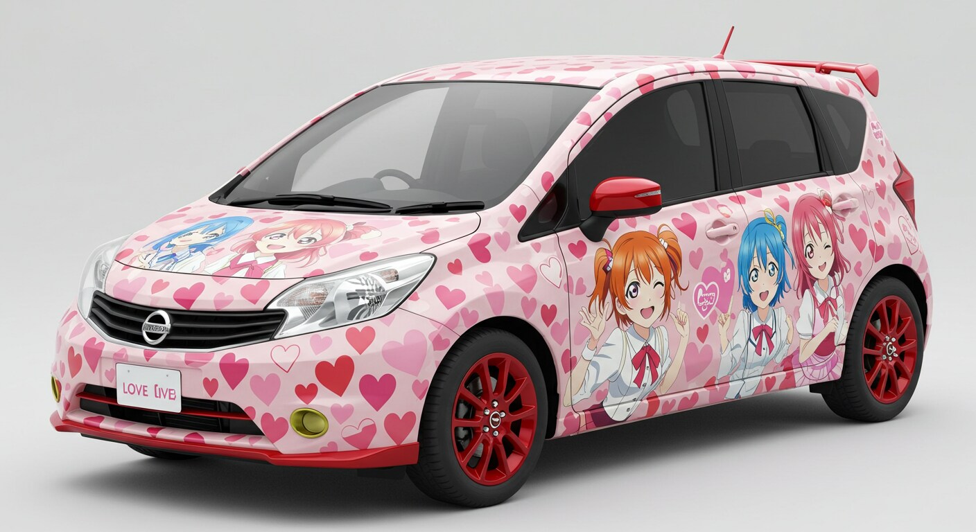ラブライブ痛車日産ノート | の人気AIイラスト・グラビア