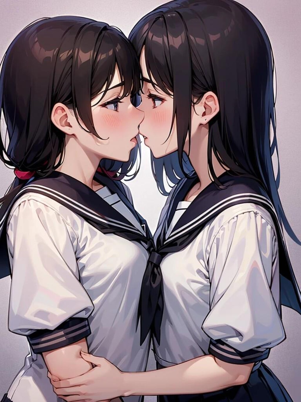 百合女子高生