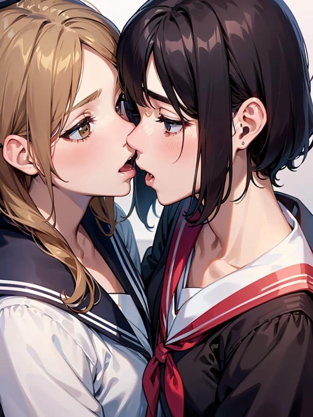 百合女子高生