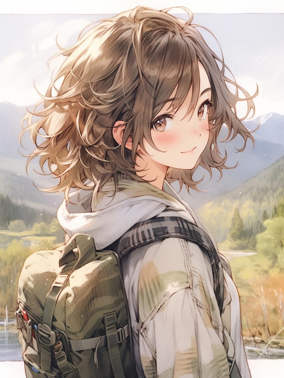 ハイキング。