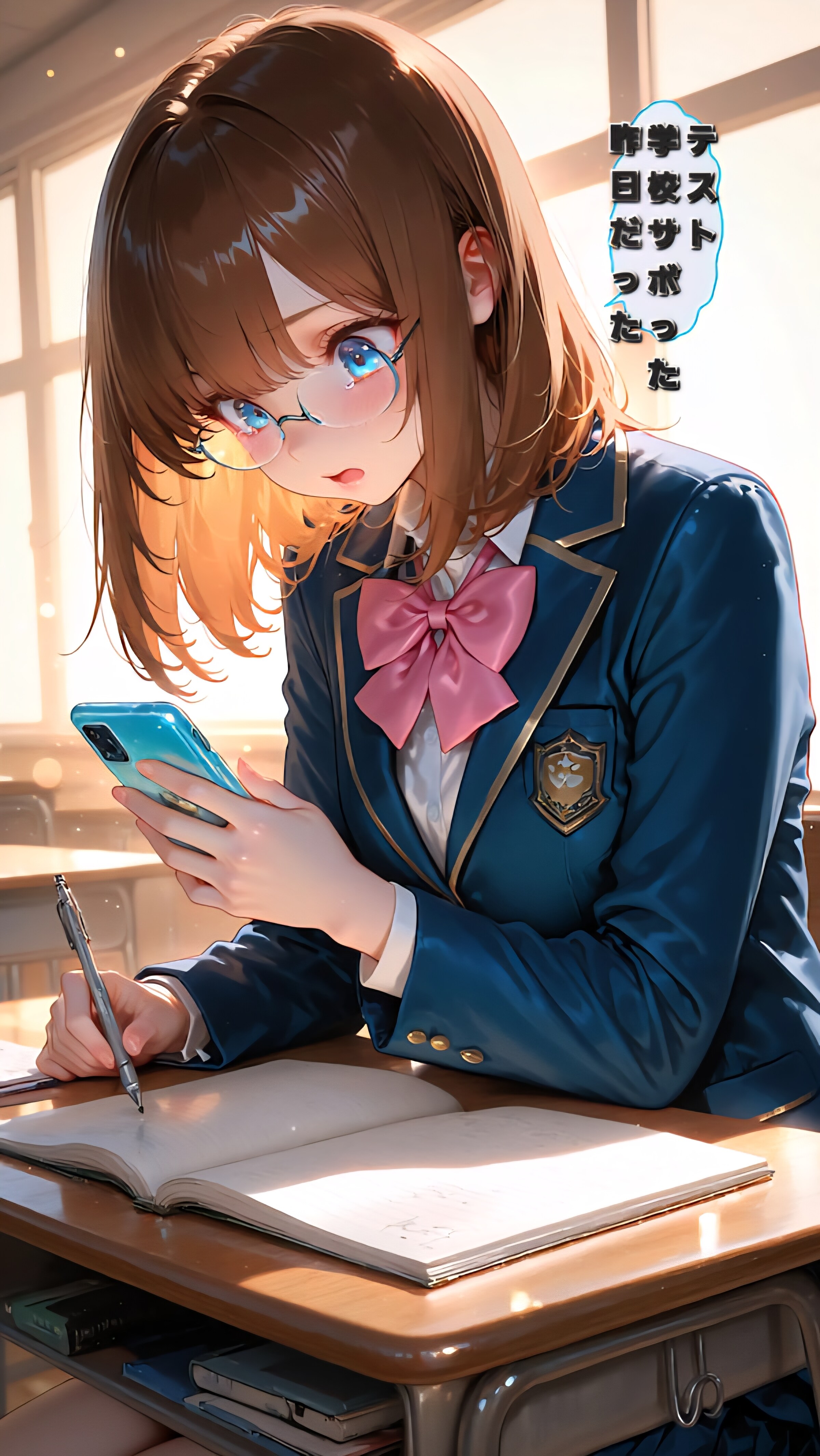 (セリフ追加)テスト勉強最後の追い込み