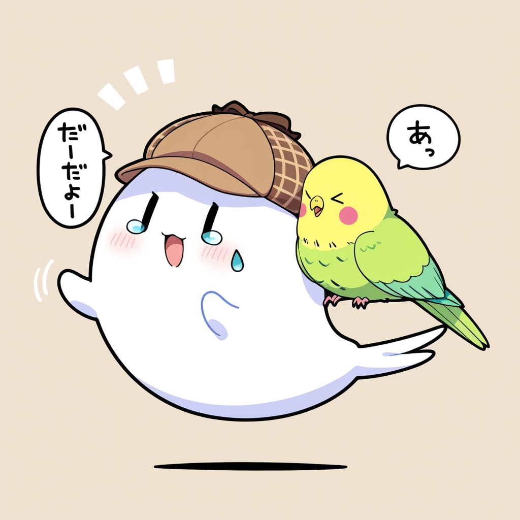 おばけと喋るインコ