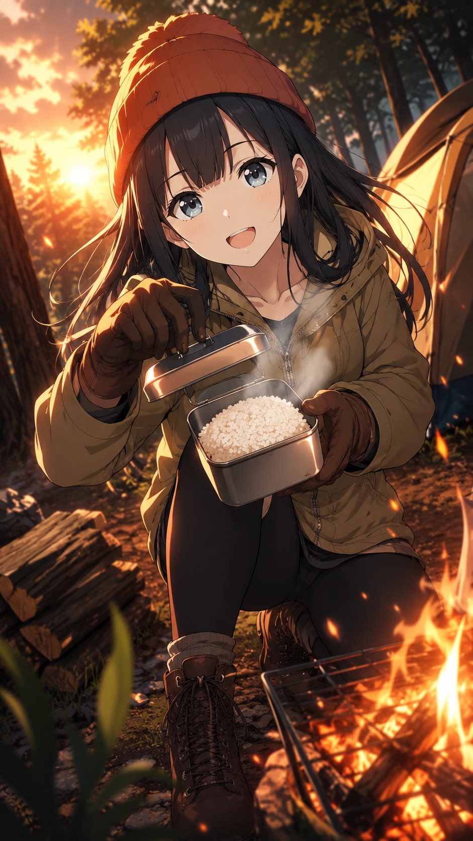 炊きたて、一緒に食べる？