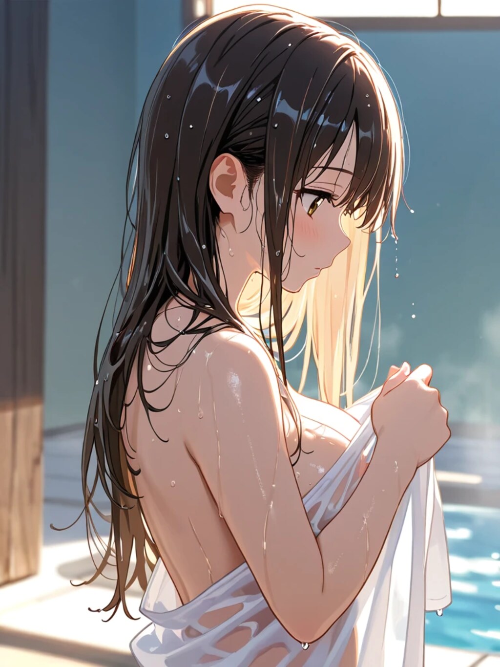 朝シャン
