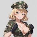 迷彩服のお姉さん 2枚目