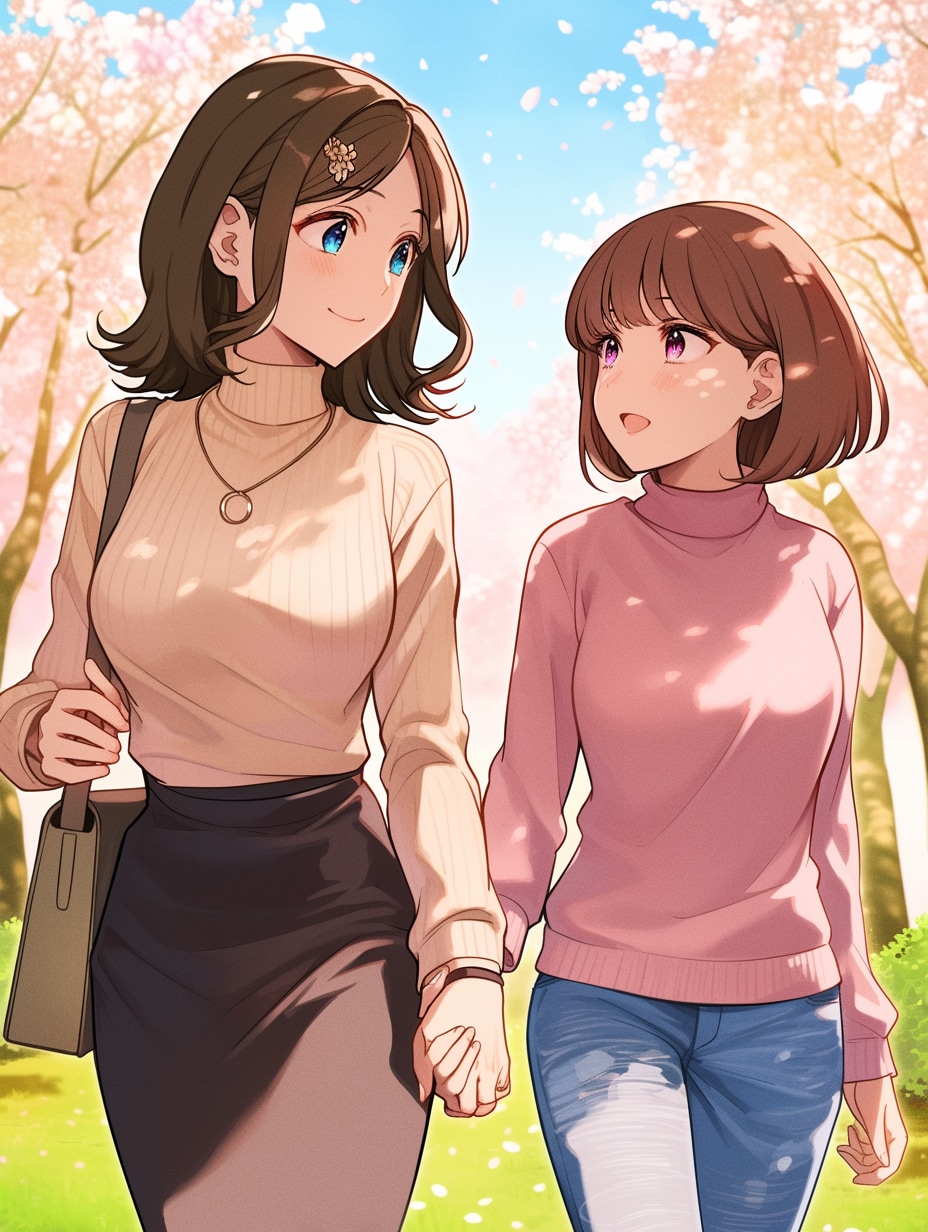 母と娘304 | の人気AIイラスト・グラビア