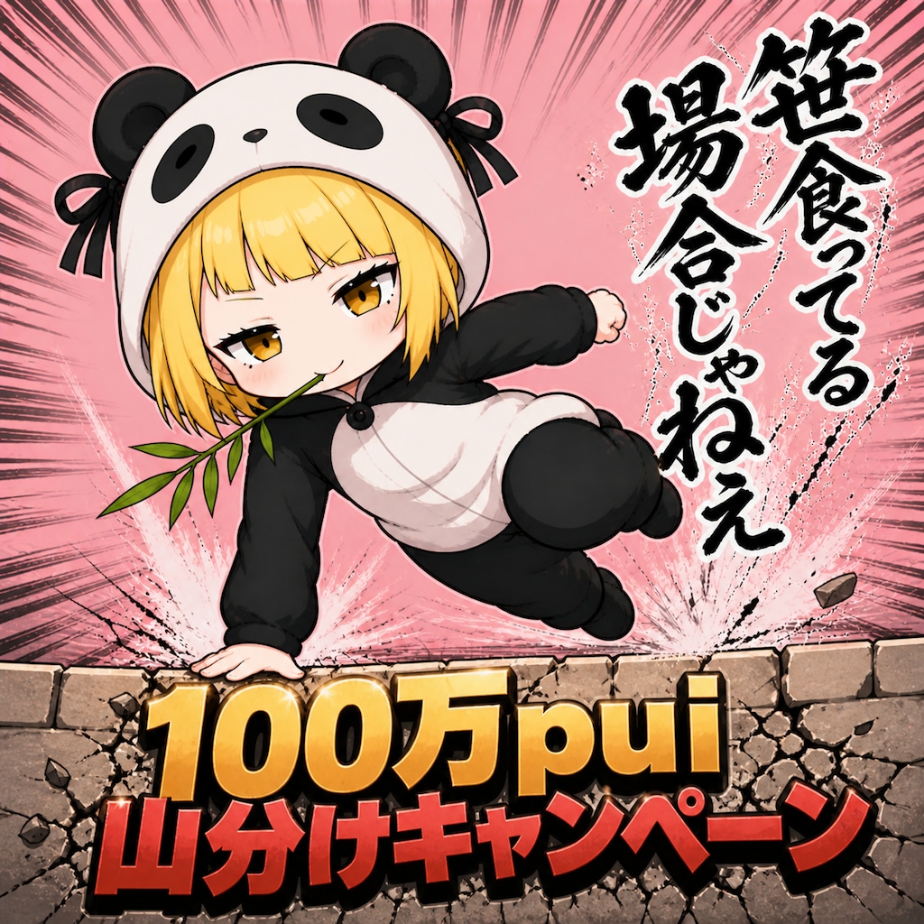 笹食ってる場合じゃねぇ！！