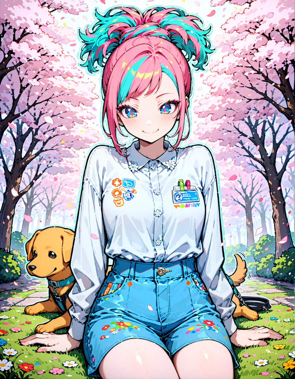 今日は国際盲導犬の日。派手髪の日　その８