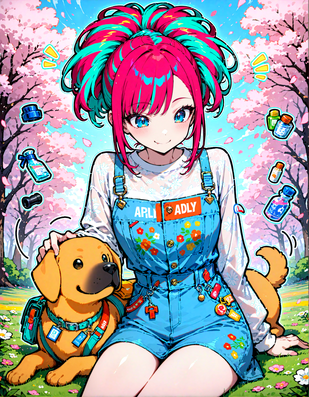 今日は国際盲導犬の日。派手髪の日　その８