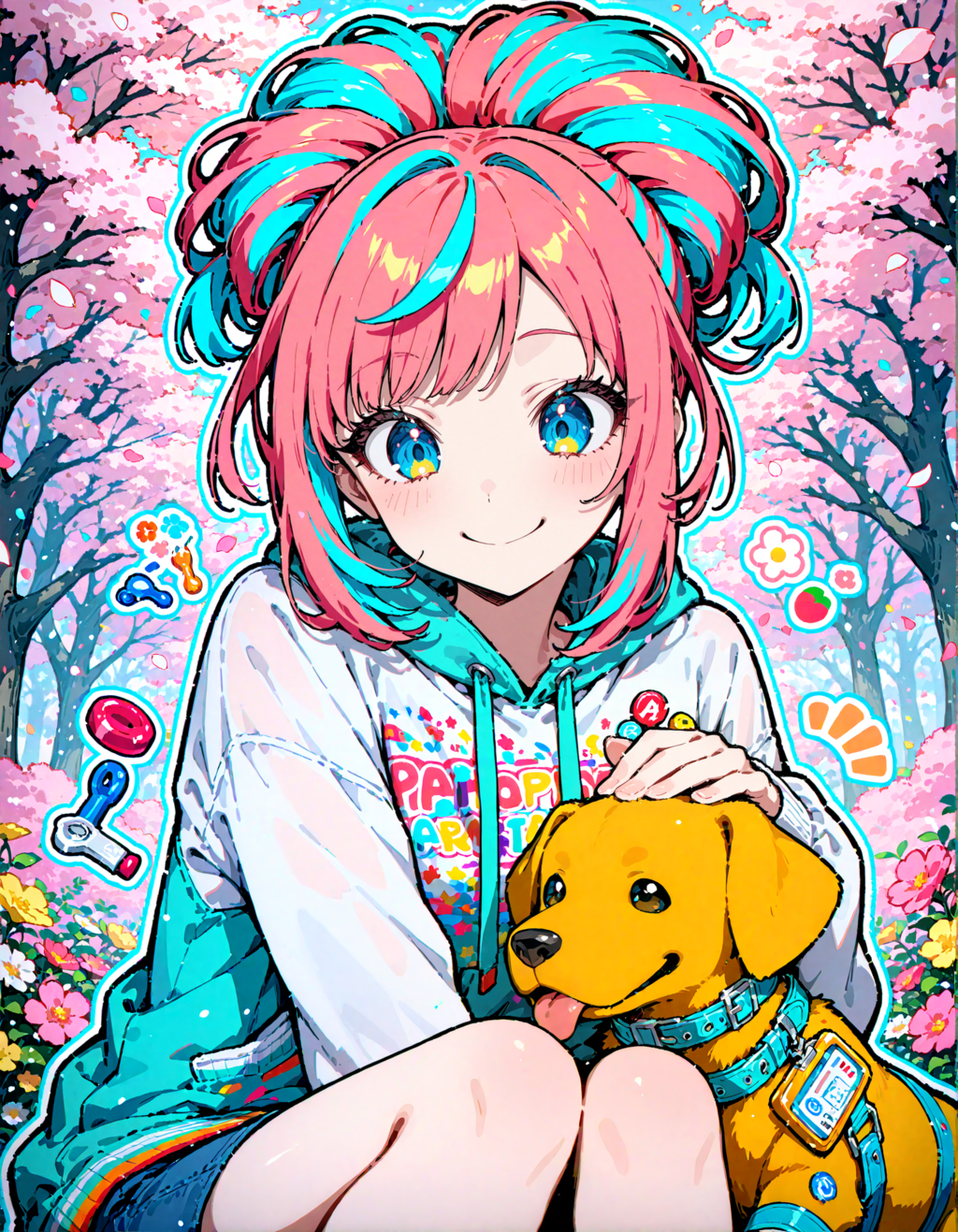 今日は国際盲導犬の日。派手髪の日　その８