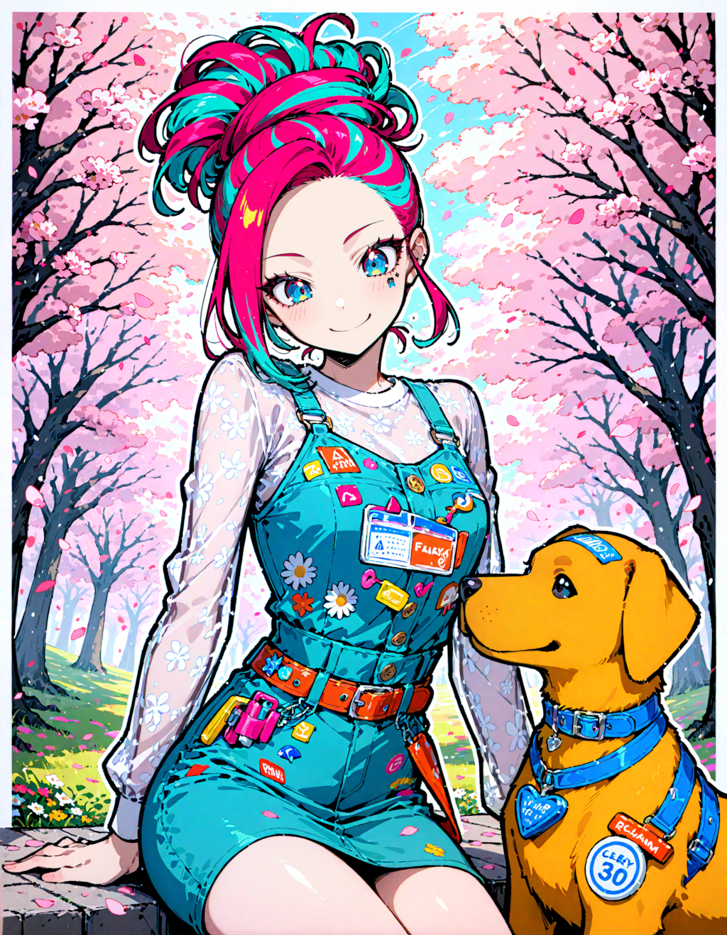 今日は国際盲導犬の日。派手髪の日　その８