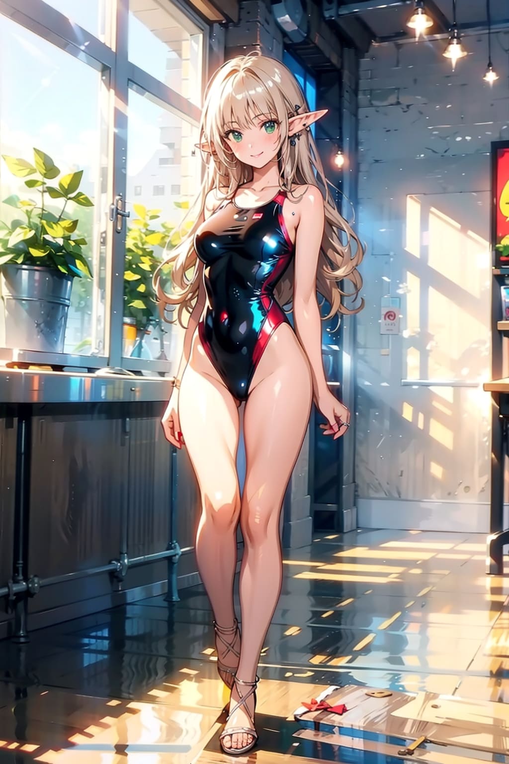 小さな子供用プールで