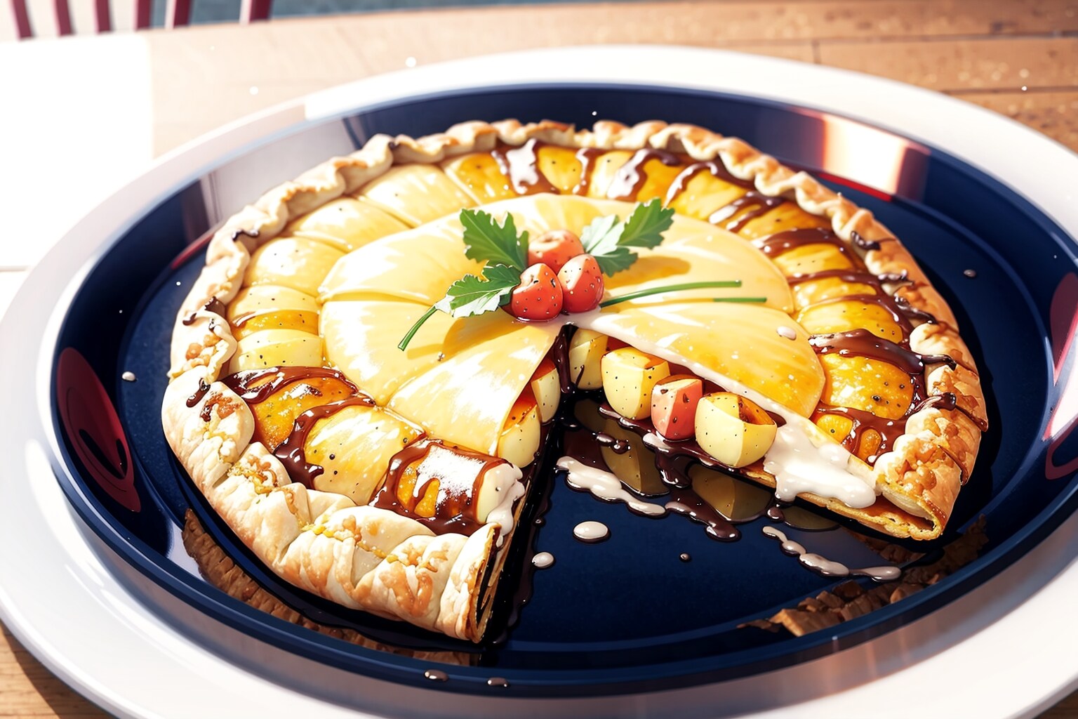 これポテトのガレットやない。ジャーマンポテトを具材にしたパイや | の人気AIイラスト・グラビア