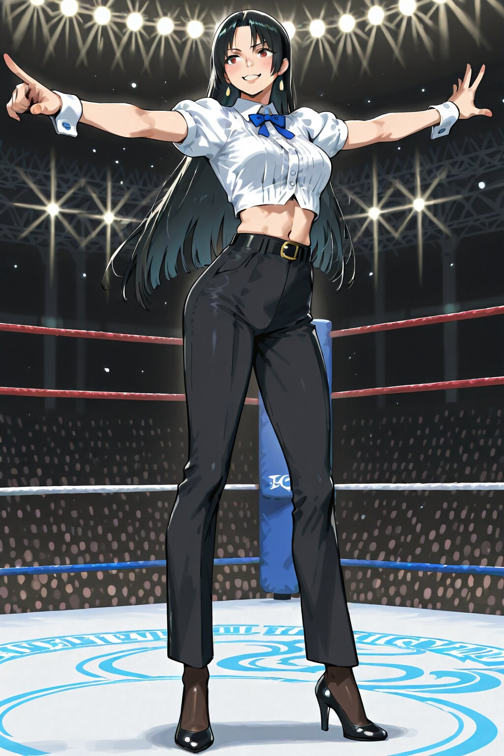 かっこかわいい女子プロレスラー二階堂璃慧の日本武道館プロレス試合