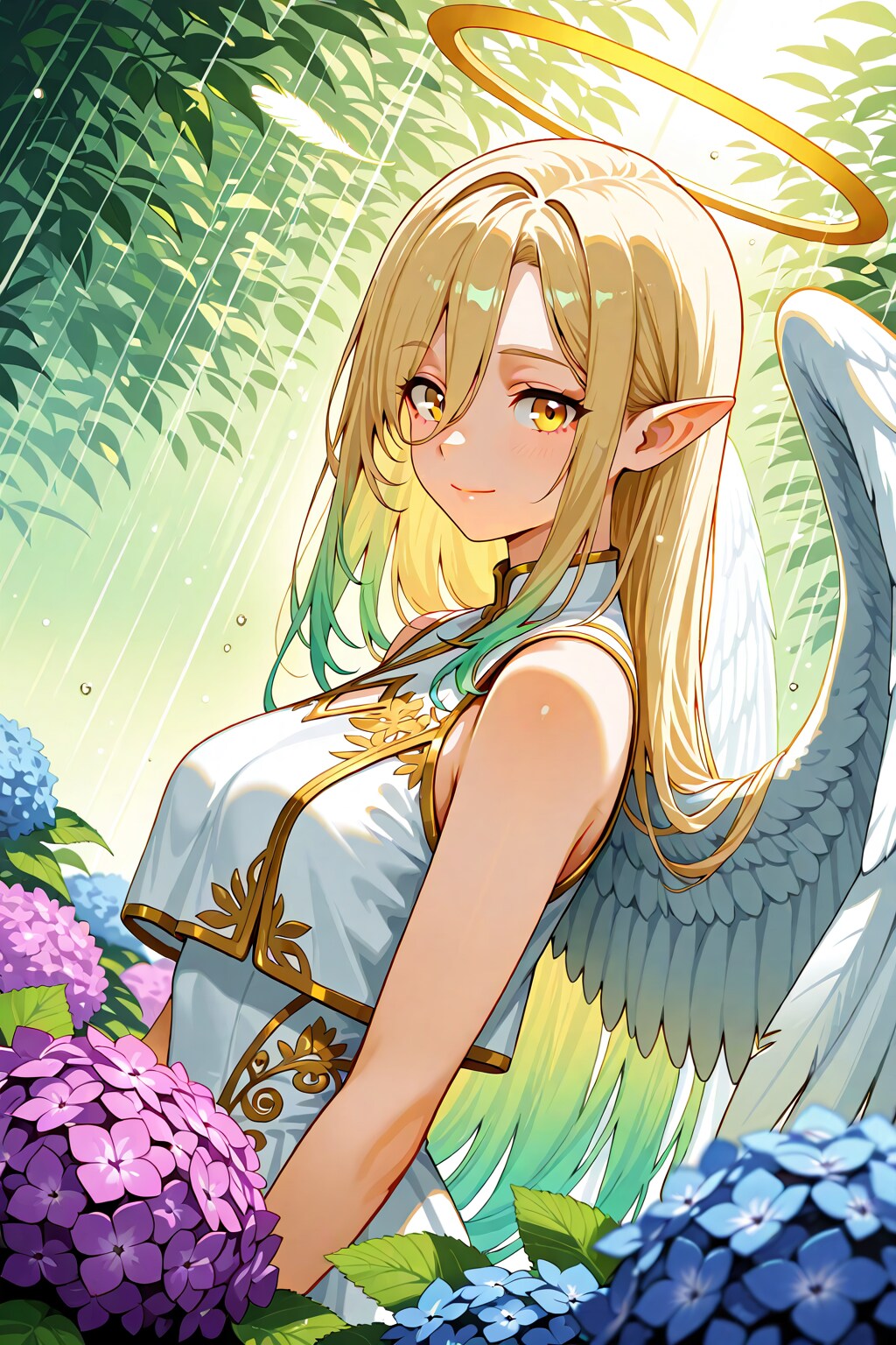 紫陽花の天使