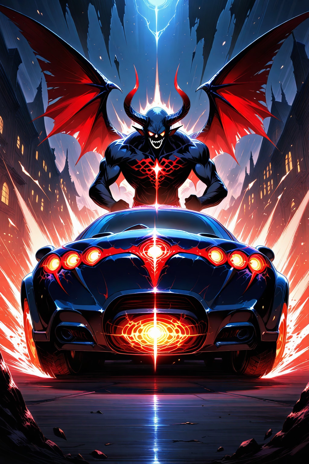 悪魔と契約して力を得た車