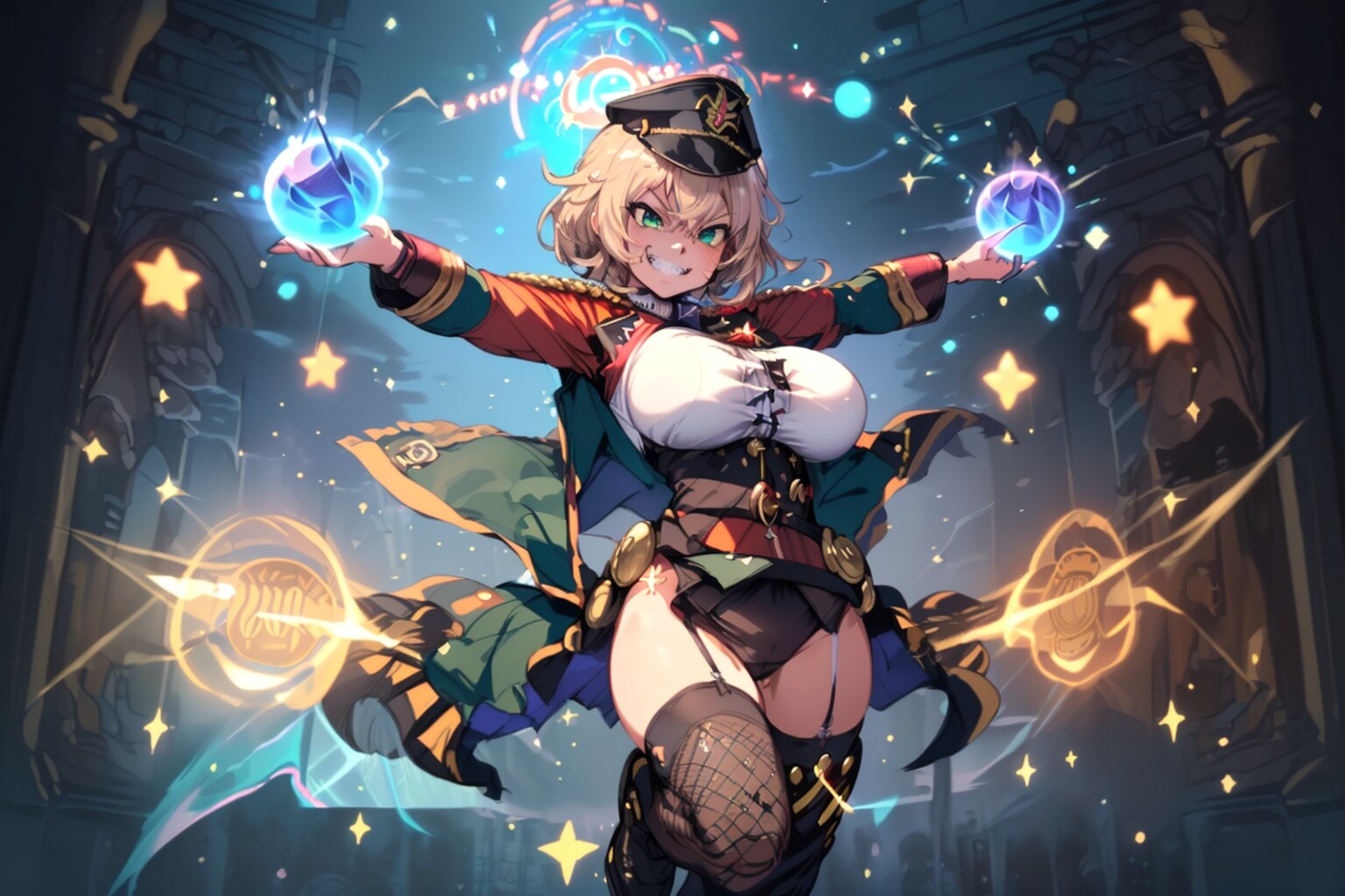 魔法少佐TOPAZ(σ・∀・)σ　ブチギレ最終奥義？((((；ﾟДﾟ))))ｶﾞｸｶﾞｸﾌﾞﾙﾌﾞﾙ