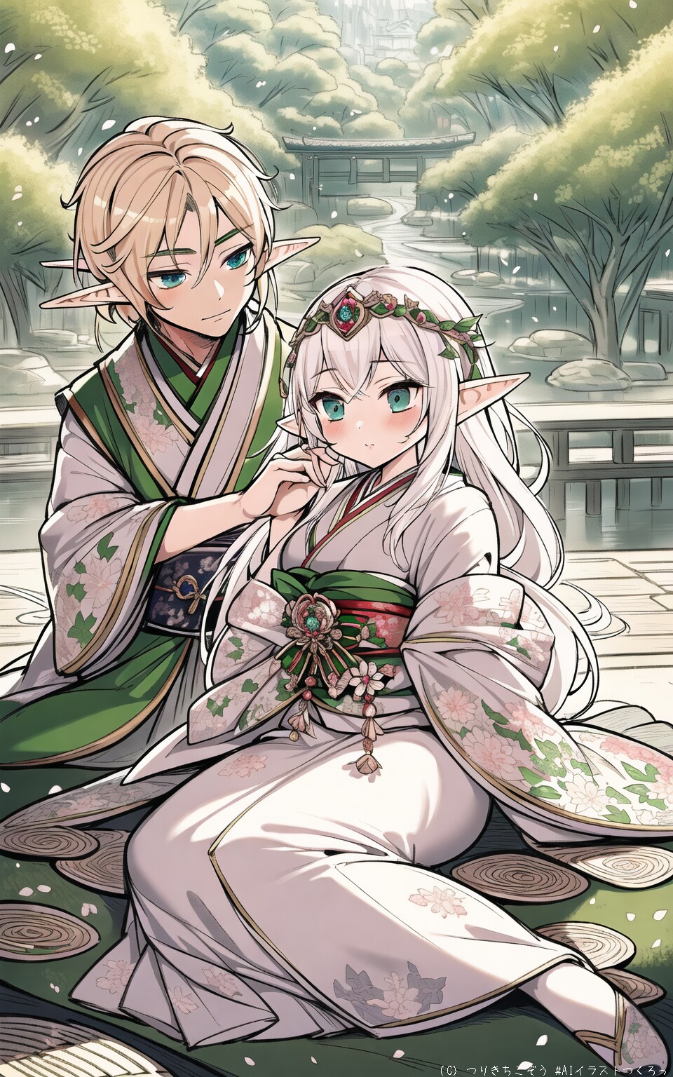 今日は何の日〜夫婦の日（毎月22日 記念日） | の人気AIイラスト・グラビア