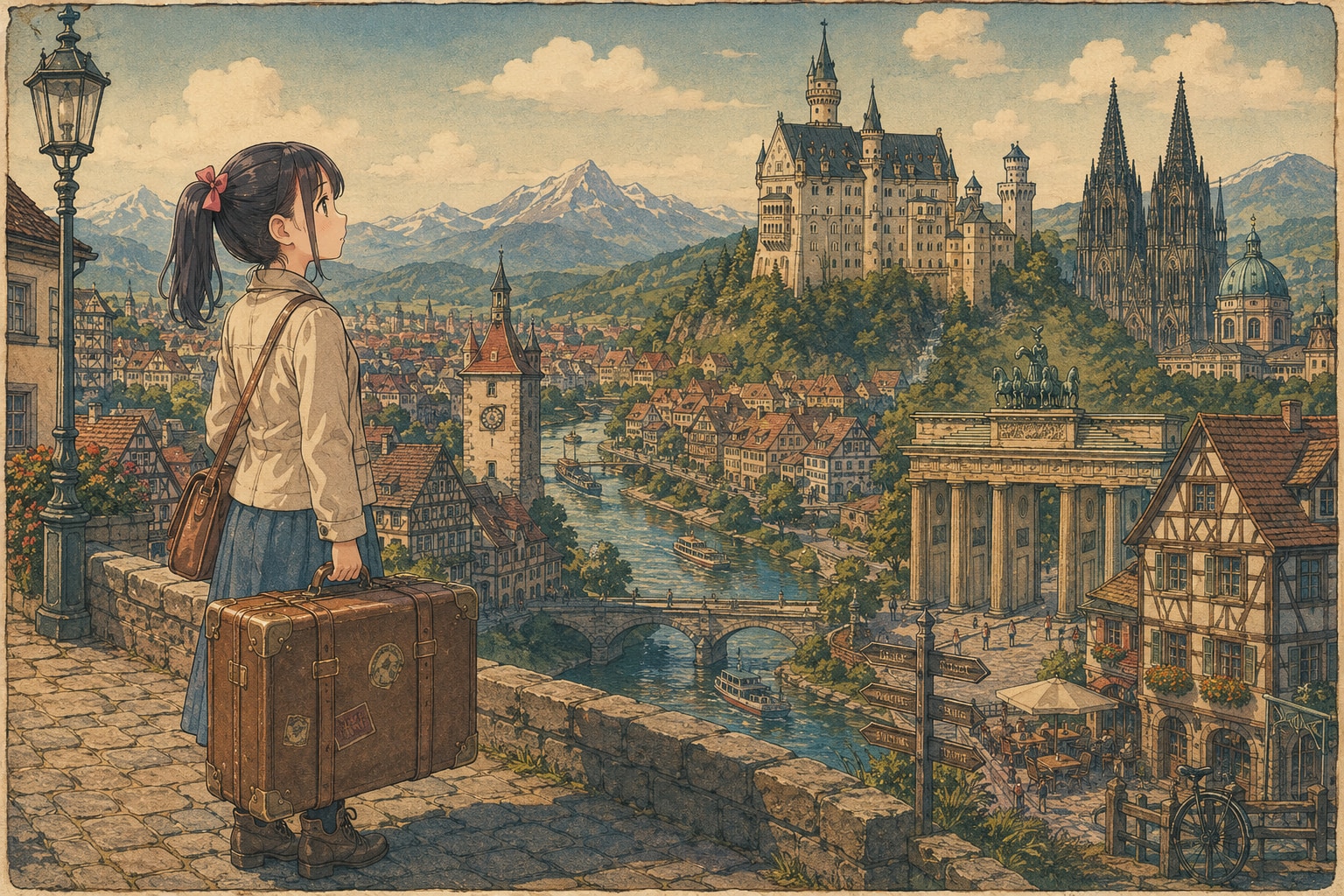 旅する女の子