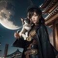 猫と少女 2枚目