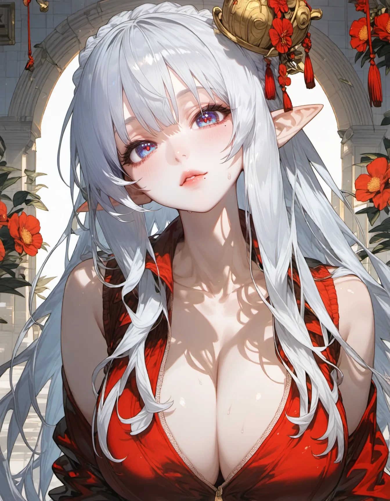Crimson Grace of the Silver Maiden