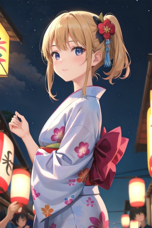 浴衣 | の人気AIイラスト・グラビア