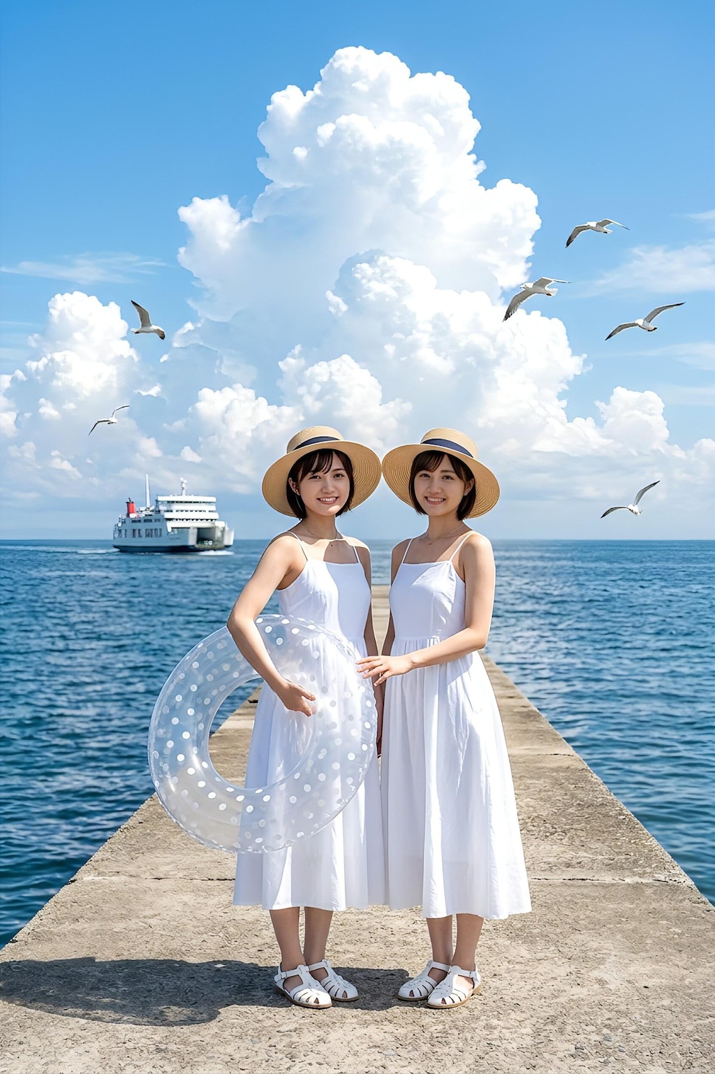 盛夏の風景（暑中御見舞）