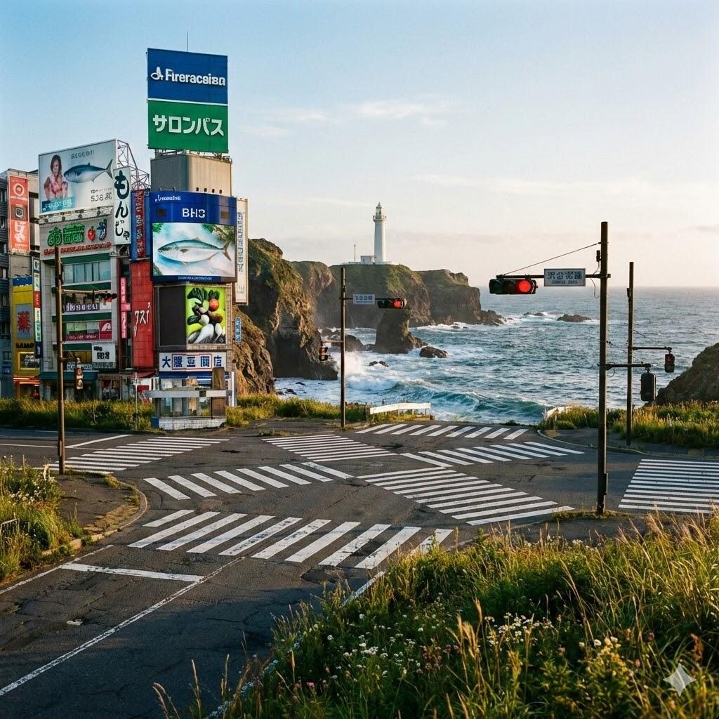 田舎の渋谷SCRAMBLE交差点