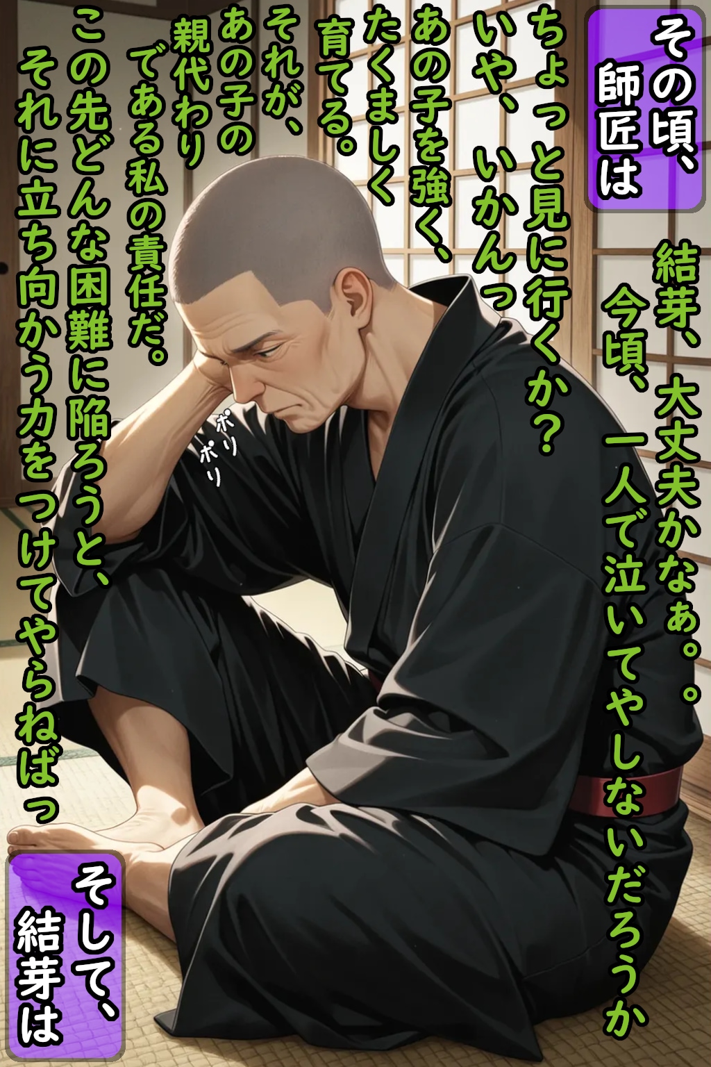 巨乳くノ一はおじさんにイタズラされる⑥