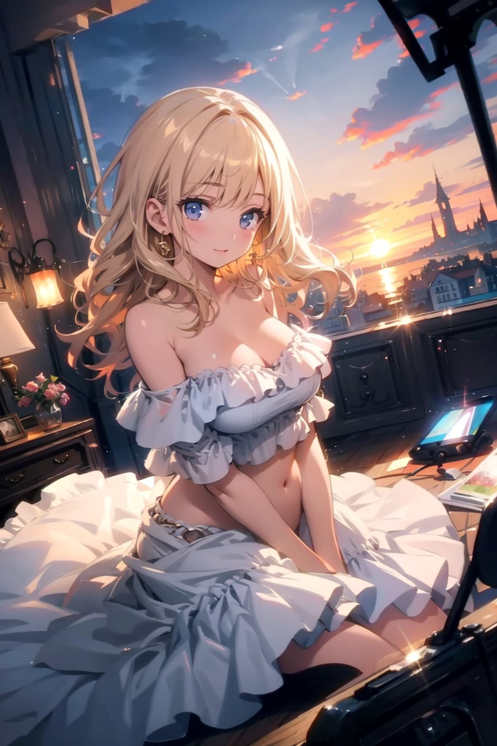 夕暮れ