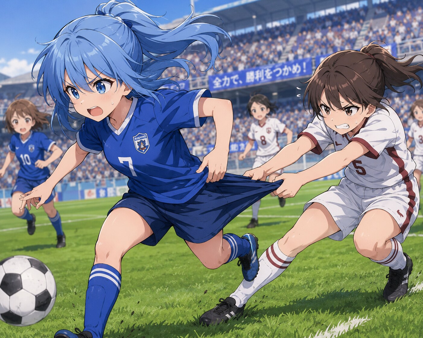引っ張られても前に進む！