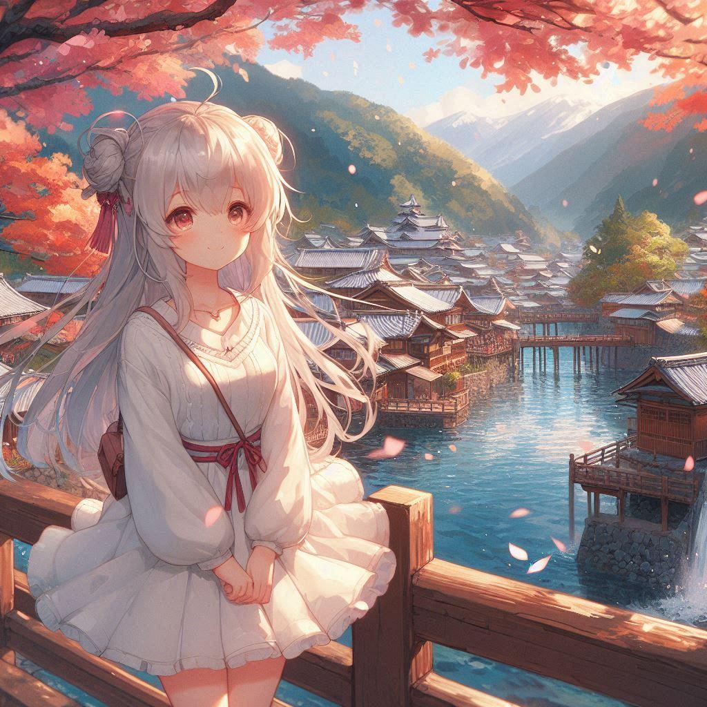 白髪の可愛い女の子【315】 | の人気AIイラスト・グラビア