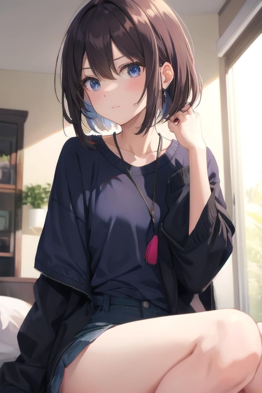 一本の髪の毛