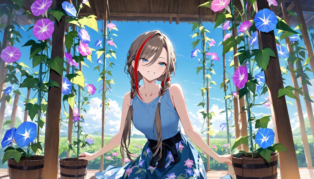 朝顔 - 来栖夏芽 / にじさんじ