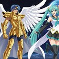 聖闘士星矢と初音ミク 4枚目