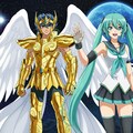 聖闘士星矢と初音ミク 5枚目