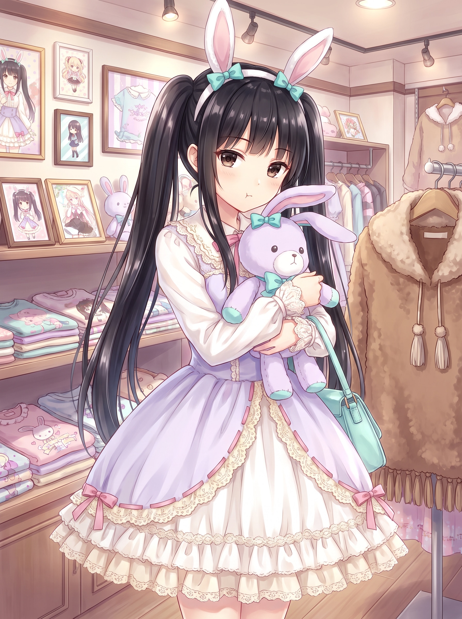 兎耳少女抱月綺譚 | の人気AIイラスト・グラビア