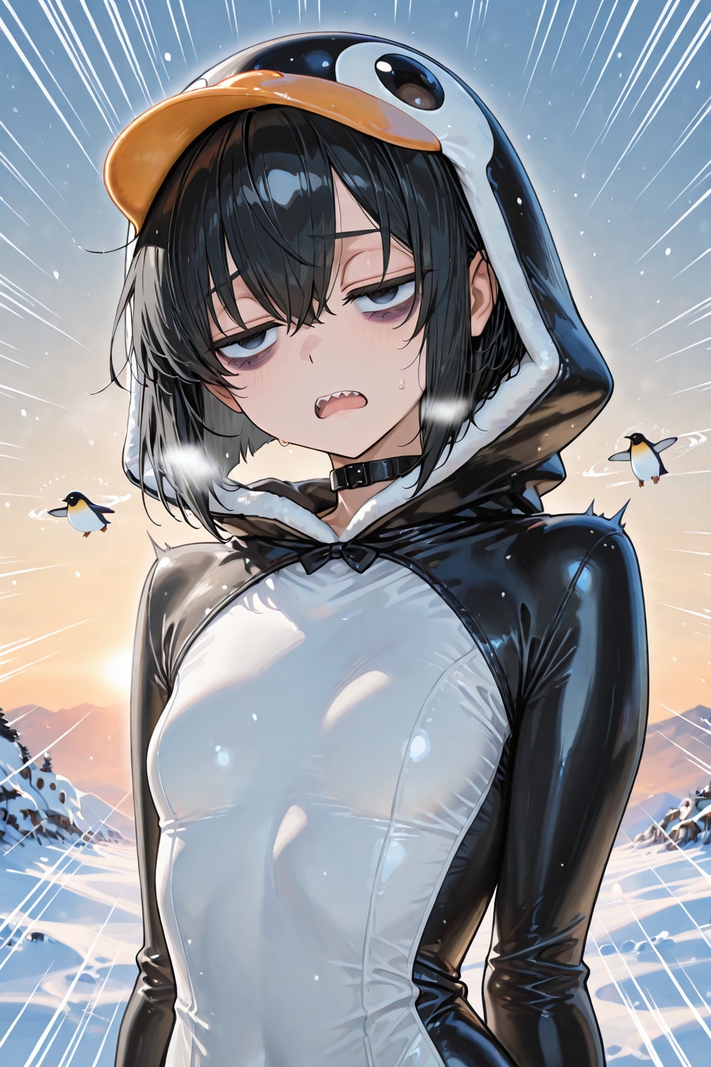 兄ちゃん…これ着て飛べなんてムリだよぅ…🐧