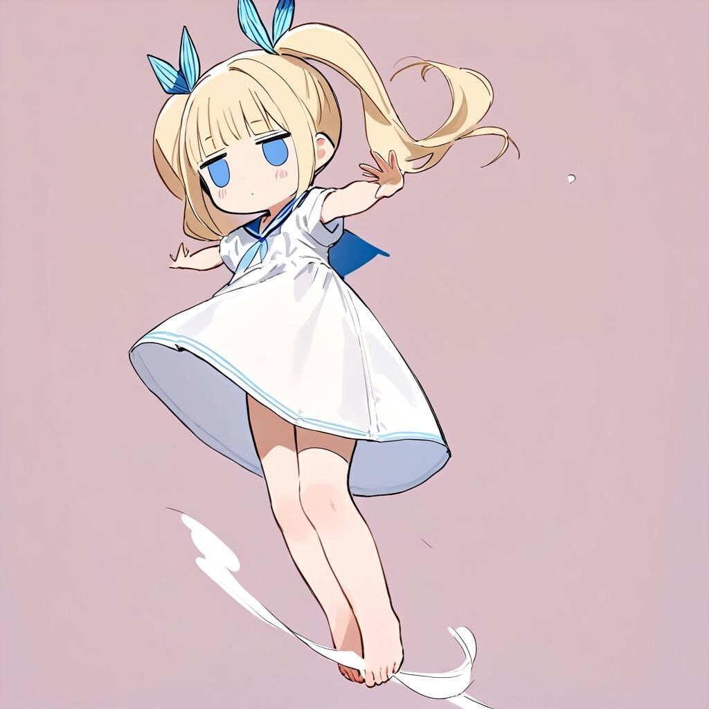 空から女の子が…